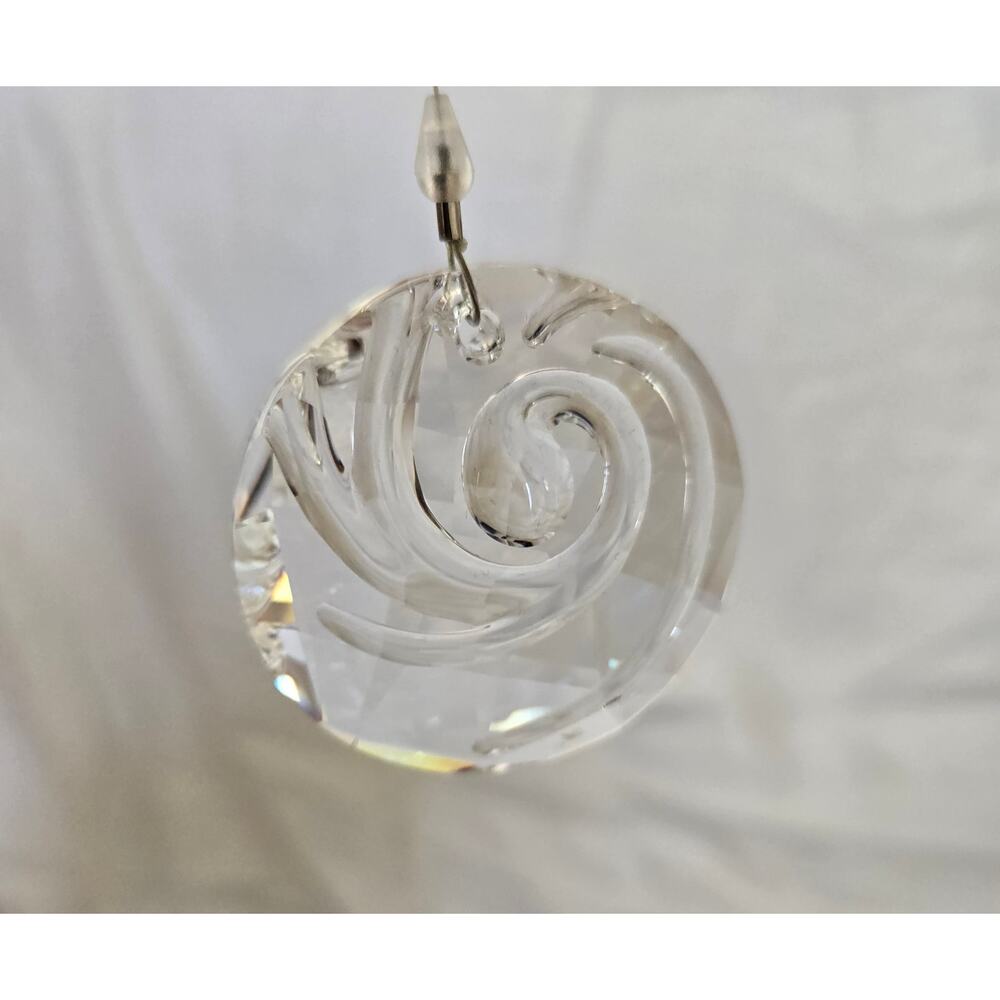 Swarovski Crystal Window Ornament Set of 2 SCS Air 1005276 & Water Blue 1270942 - Picture 8 of 11
